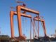 40M Span Portal Gantry Shipyard Cranes พร้อมคานโครงแบบแข็ง